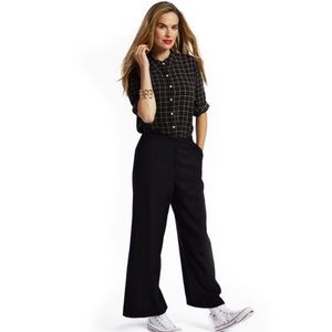 Black Box Plaid Maternity Top